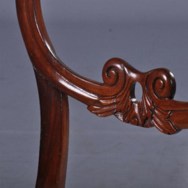 Antieke stoelen / stel van 8 zeer elegante mahonie Willem III stoelen ca. 1875 (No.932022)