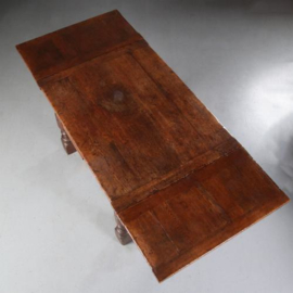 Antieke tafel / 17e eeuwse trektafel als schrijftafel of eetkamertafel ca. 1625 in eikenhout (No.581656)