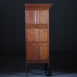 Antieke kast / Gelderse ééndeurs-kussenkast  in eiken met ebbenhout (No.561256)