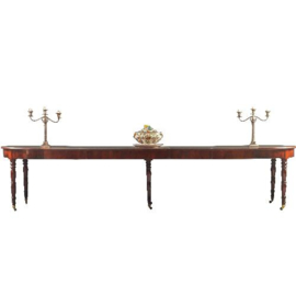 Antieke tafel / Franse coulissentafel ca. 1870 1,35 X 3,67 m. (No.200849)