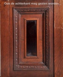 Antieke bureaus / Groot herenbureau ca. 1890 in reanaissance met vrijstaande figuren (No.78325)