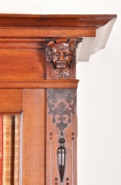 Antieke kast / Hollandse deels open boekenkast bibliotheekkast ca. 1890 (No.86603)