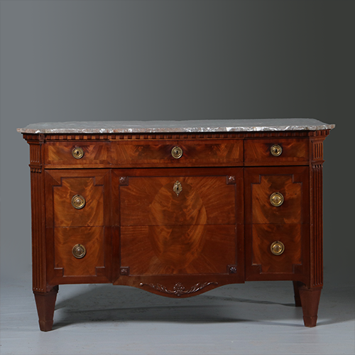 Grote Hollandse commode ca 1850 Louis Seize stijl gerestaureerd (No.291305)