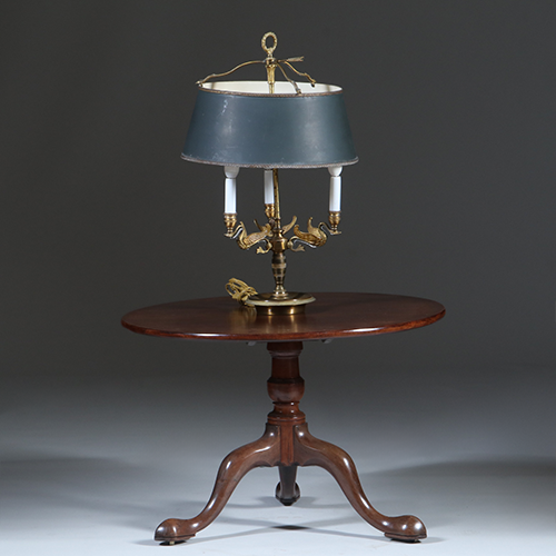 Verlaagde massief mahonie tilttop ca 1775  (No.301870)