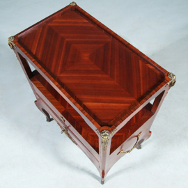Uitzonderlijke kwaliteit Etagiere of commode Napoleon III ca 1865 Palissander en brons (No.281445)