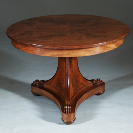 Vroeg Biedermeier bijzettafel of kleine eetkamertafel mahonie ca 1820 (No.272705)