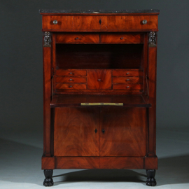 Empire secretaire abattant of klep secretaire mahonie 1825  (No.701116)