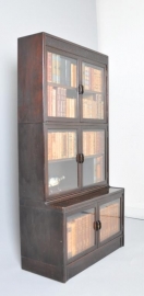 Antieke kast / Engelse mahonie boekenkast  ca. 1900 (No.86551)