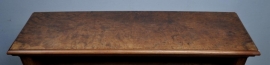 Antieke kast / Boekenkast pander in noten met wortelnoten (No.77167)