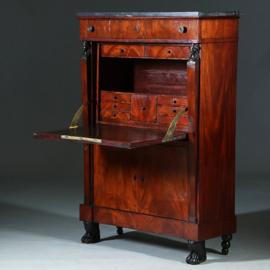 Empire secretaire abattant of klep secretaire mahonie 1825  (No.701116)