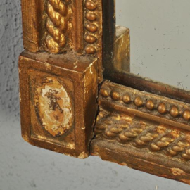 Antieke Spiegels / Hollandse zeer smalle damspiegel ca. 1800  (No.787892)