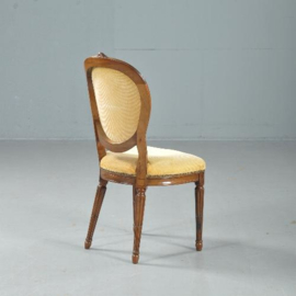 Antieke stoelen / stel van 8 antieke hollandse mahoniehouten stoelen ca. 1790 (No.402556)