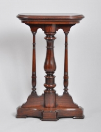 Antieke bijzettafels / Stel van 2 gueridons of piedestals in palissander ca. 1850 (No.86522)