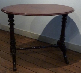 Antieke bijzettafels / wijntafel mahonie ca. 1890 (No.86382)&