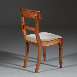 8 Eetkamer stoelen in bekleding naar wens Victoriaans ca 1875 (No.270105)