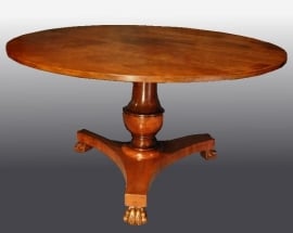 Antieke bijzettafels / Engels mahonie bijzettafel aangepast aan  salontafel hoogte  (No.481703)&
