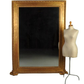 Antieke spiegels / Imposante vergulde schouwspiegel / passpiegel ca.  1800 (No.321921)