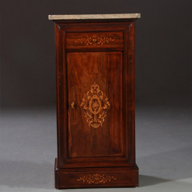 Antieke nachtkastjes / Louis Philippe nachtkastje ca 1840 in Palissander (No.871133)