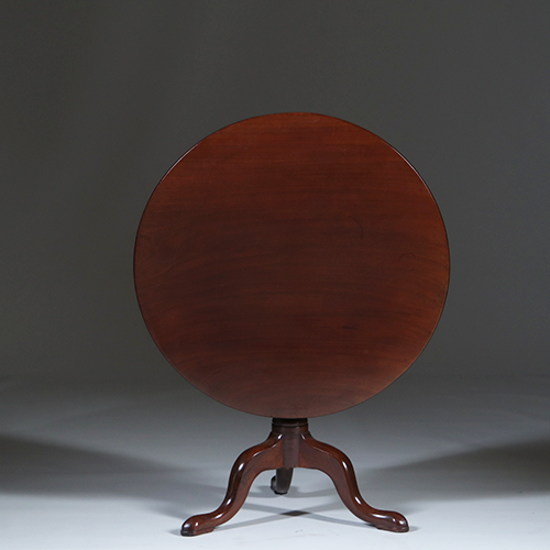 Massief mahonie tilttop  ca 1775 zeer solide  (No.301875)