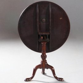 Antieke bijzettafels / Georgian III Tilttop ±1800 met Bird cadge altijd de juiste sandwich voor handen (No.841245)