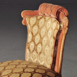 Antieke stoelen / Zeldzame impératrice ca. 1875 geheel bekleed en uitzonderlijk goed bewaard (No.123053)