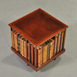 Antiek bijzettafels / Prachtige kleine Engelse tafelboekenmolen ca. 1890 met inlegwerk (No.181445)
