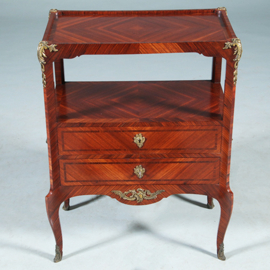 Uitzonderlijke kwaliteit Etagiere of commode Napoleon III ca 1865 Palissander en brons (No.281445)