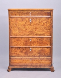 Antieke bureaus / Secretaire ca. 1875 met achter de schrijfklep een verrande hoeveelheid grote en kleine... (No.473737)