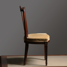 16 antieke eetkamerstoelen mahonie Hollands Louis Seize stijl incl nieuwe bekleding naar wens (No.331515)