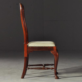 Antieke stoelen / 6 Solide Engelse mahonie eetkamerstoelen ca. 1920 (No.123054)
