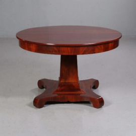 Antieke tafel / coulissentafel voor 16 personen Biedermeier ca. 1825 mahonie (No.692811)