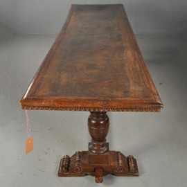 Antieke tafel / Zeer lange smalle kloostertafel / Kasteeltafel / refectory table 17e eeuw en later (No.472062)