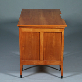 Satijnhouten bureau met zwarte accenten Hollands ca 1910 (No.283010)