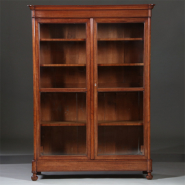 Biedermeier boekenkast ca 1830 in mahonie (No.951425)