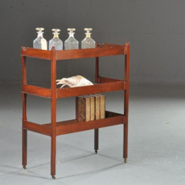 Antieke bijzettafels / Victoriaanse "What not" / etagere 1900 mahonie  (No.530935)