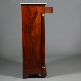 Empire secretaire abattant of klepbureau in mahonie met brons (No.260640)