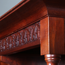 Strak en chique Hollands massief mahonie buffet ca 1895  (No.271725Z)