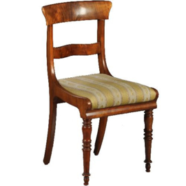 Antieke stoelen / Naar keuze: 4, 5 of 6 Victoriaanse eetkamerstoelen ca. 1850 in  mahonie    (No.450220)