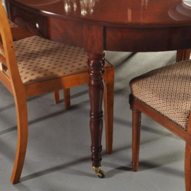 Antieke tafel / Franse coulissentafel ca. 1870 1,35 X 3,67 m. (No.200849)