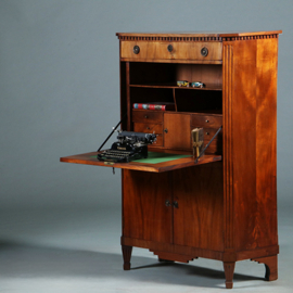 Blonde mahonie Louis Seize secretaire abattant ca. 1800 (No.280345)