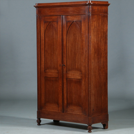 Klein Hollands poortkastje ca 1825 in bijzonder fraaie kleur en staat (No.260605)