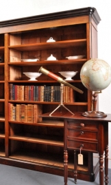 Antieke kast / Hollandse open boekenkast ca. 1870 (No.86571)