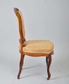 Antieke eetkamerstoelen / stel van 6 Hollandse palissander stoelen  ca. 1860 (No.87114)