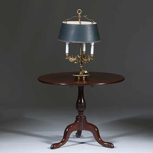 Massief mahonie tilttop  ca 1775 zeer solide  (No.301875)
