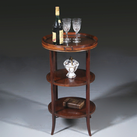 Bijzettafel wijntafel of etagère met afneembaar dienblad ca 1890 (No.283025)