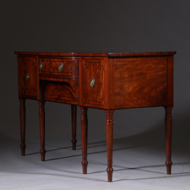 Regency sideboard in bloemmahonie met ebbenhout en brons ca 1825 (No.222145)