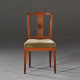 Antieke stoelen / Stel van 12 antieke stoelen 19e euw inclusief bekleding naar wens (No.942861)