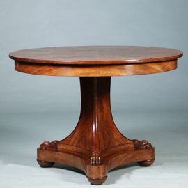 Vroeg Biedermeier bijzettafel of kleine eetkamertafel mahonie ca 1820 (No.272705)