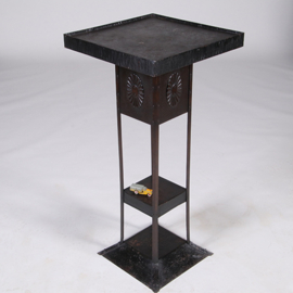 Metalen plantentafel Frans art deco ca 1925 - Wintertuin tafel of statafel (No.322110)