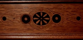 Antieke kast / Hollandse "Pander & Zn" vitrine ca. 1900 (No.77140)